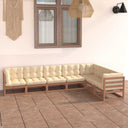 vidaXL 7-Piece Outdoor Lounge Set Solid Pinewood