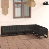 vidaXL 7-Piece Outdoor Lounge Set Solid Pinewood
