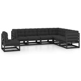 vidaXL 7-Piece Lounge Set Solid Pinewood Honey Brown