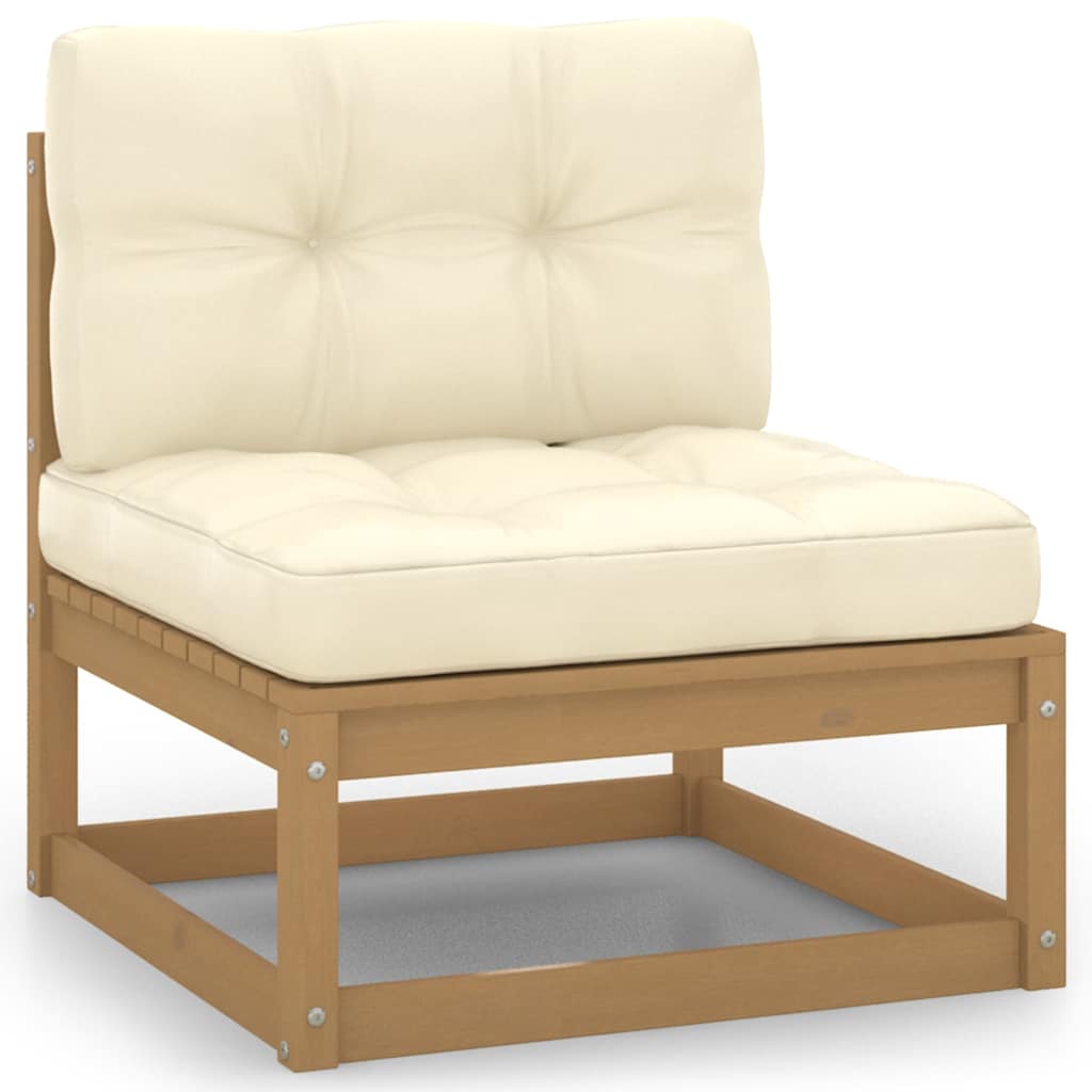 vidaXL 7-Piece Lounge Set Solid Pine Wood