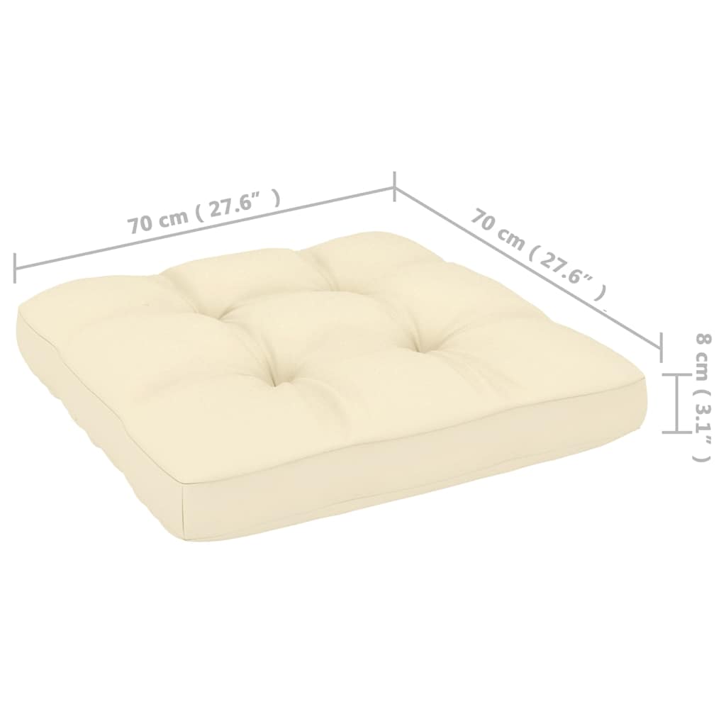 vidaXL 7-Piece Lounge Set Solid Pine Wood