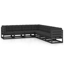 vidaXL 7-Piece Lounge Set Solid Pine Wood