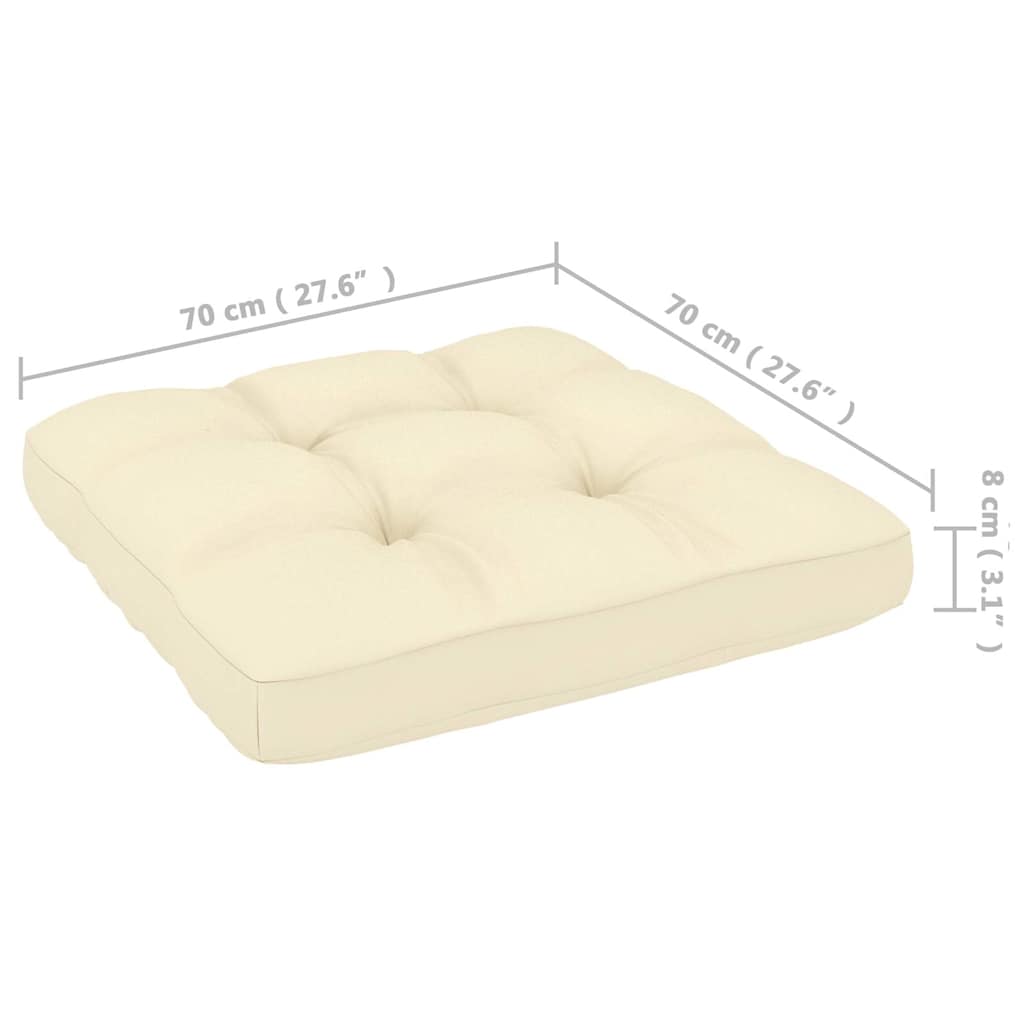vidaXL 10-delige Loungeset massief grenenhout