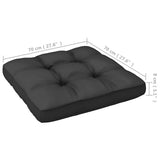 vidaXL 11-delige Loungeset met kussens massief grenenhout