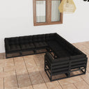 vidaXL 8-delige Loungeset massief grenenhout
