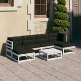 vidaXL 7-Piece Lounge Set Solid Pine Wood