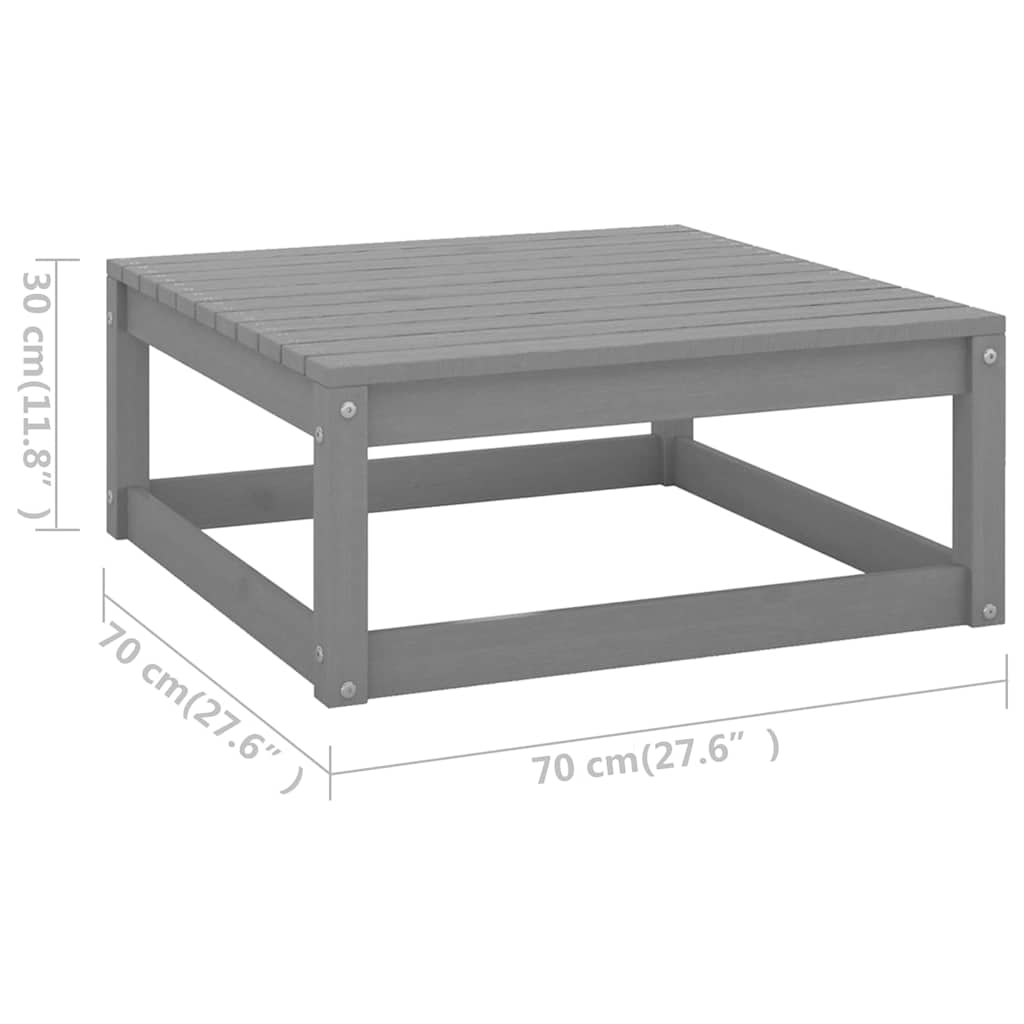 vidaXL 10-delige Loungeset massief grenenhout