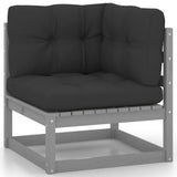 vidaXL 10-delige Loungeset massief grenenhout