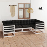 vidaXL 6-Piece Lounge Set Solid Pine Wood