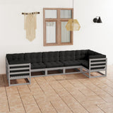 vidaXL 7-delige Loungeset massief grenenhout