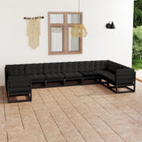 vidaXL 10-delige Loungeset massief grenenhout