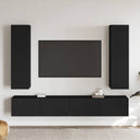 vidaXL 10-delige Tv-meubelset bewerkt hout wit