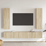 vidaXL 10-piece TV Cabinet Set Engineered Wood White