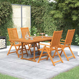 vidaXL 5-delige Tuinset massief acaciahout 150-200 cm