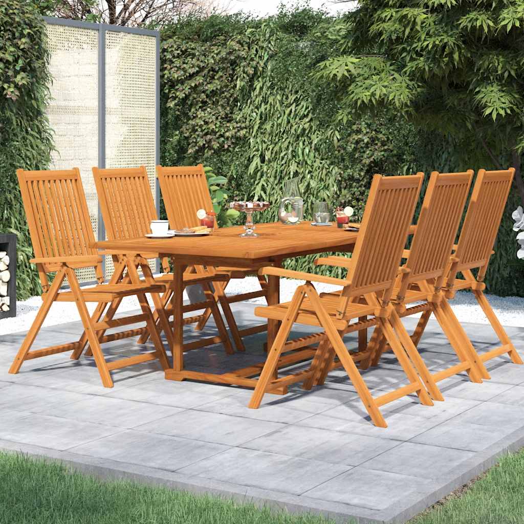 vidaXL 5-delige Tuinset massief acaciahout 150-200 cm