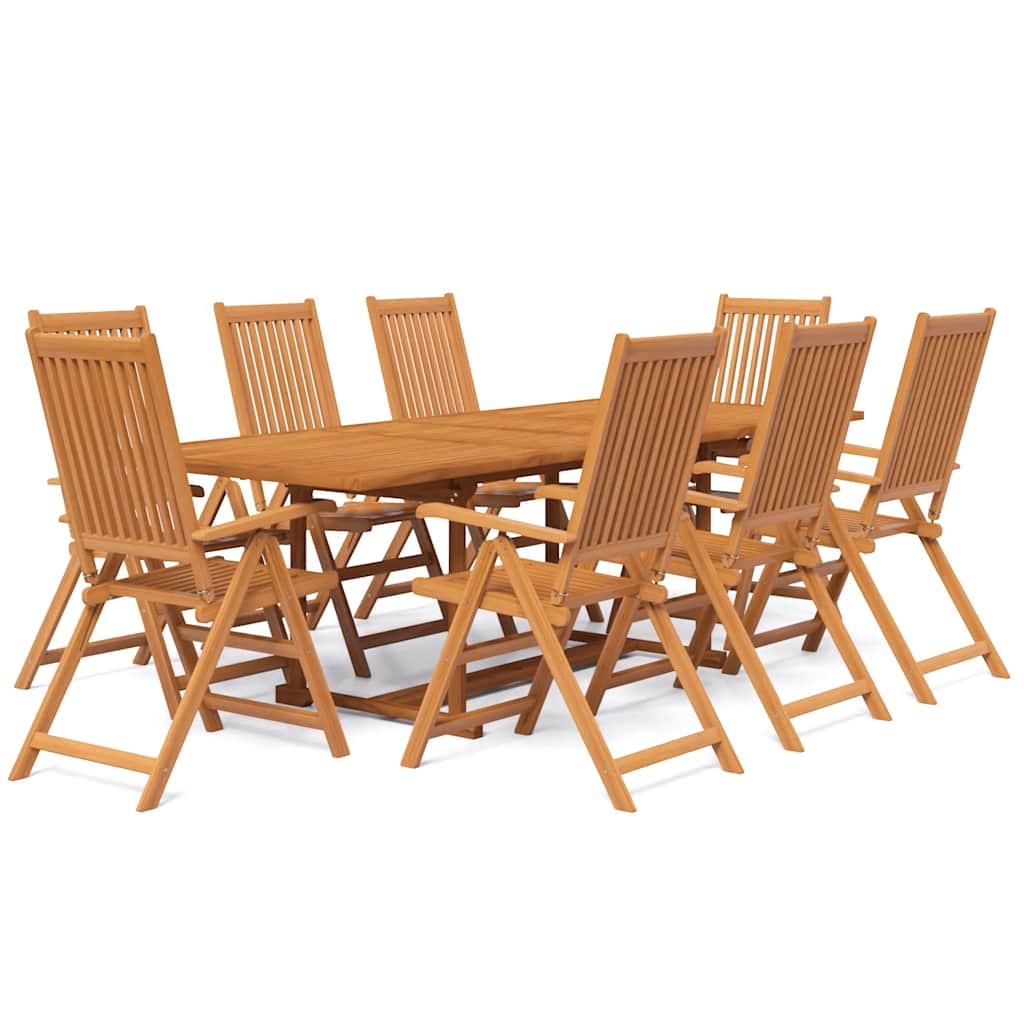 vidaXL 7-delige Tuinset massief acaciahout 160-240 cm