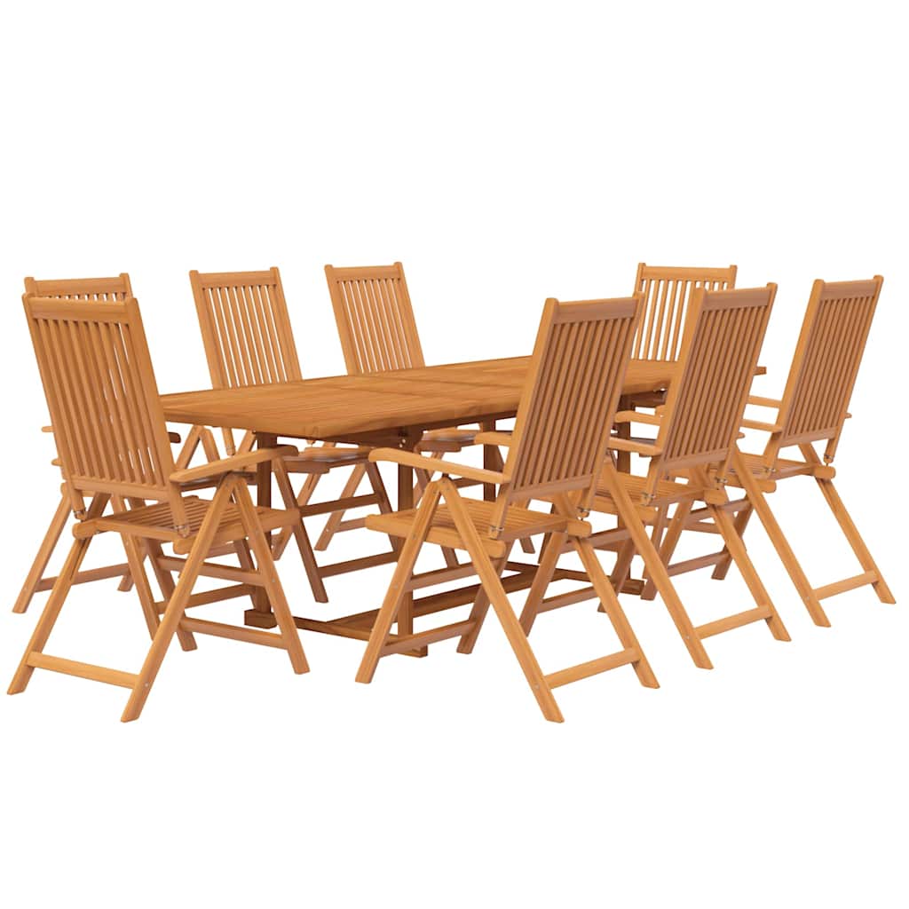 vidaXL 7-delige Tuinset massief acaciahout 160-240 cm