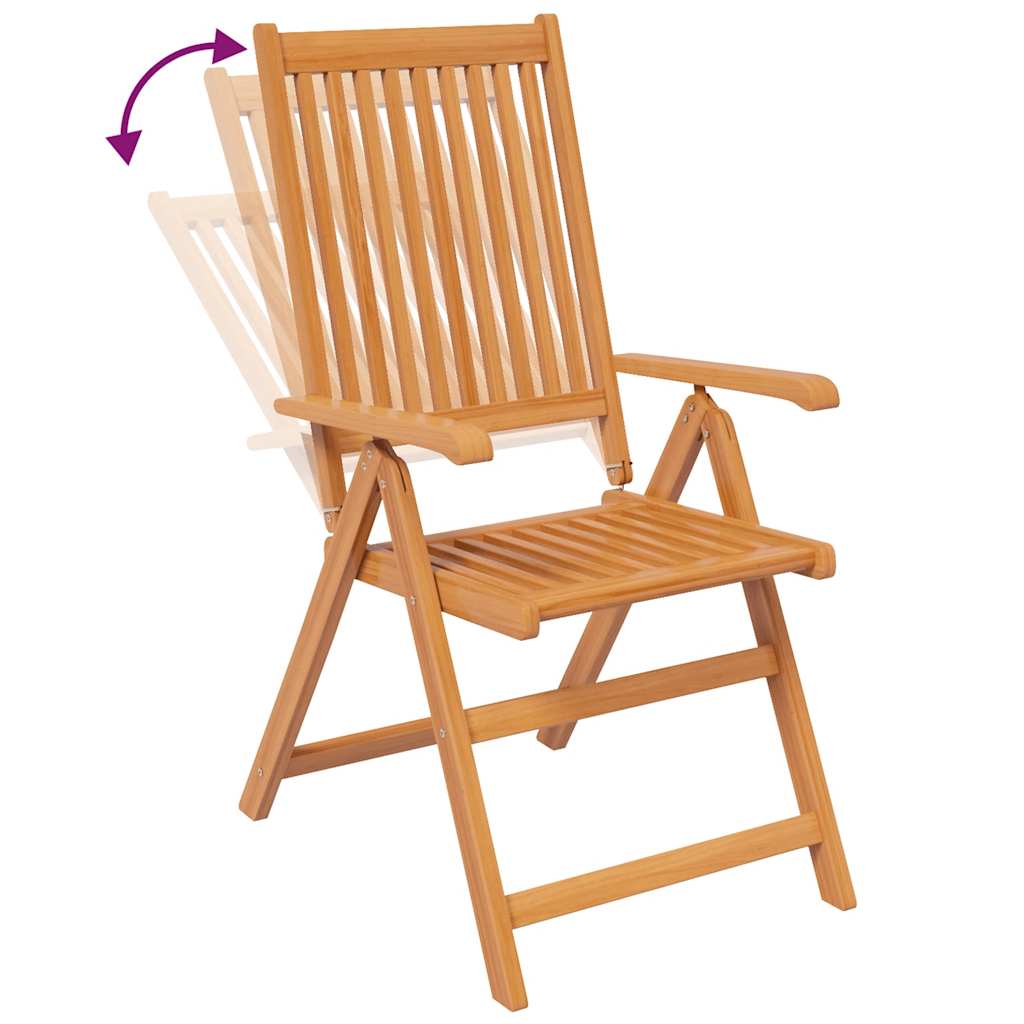 vidaXL 7-delige Tuinset massief acaciahout 160-240 cm