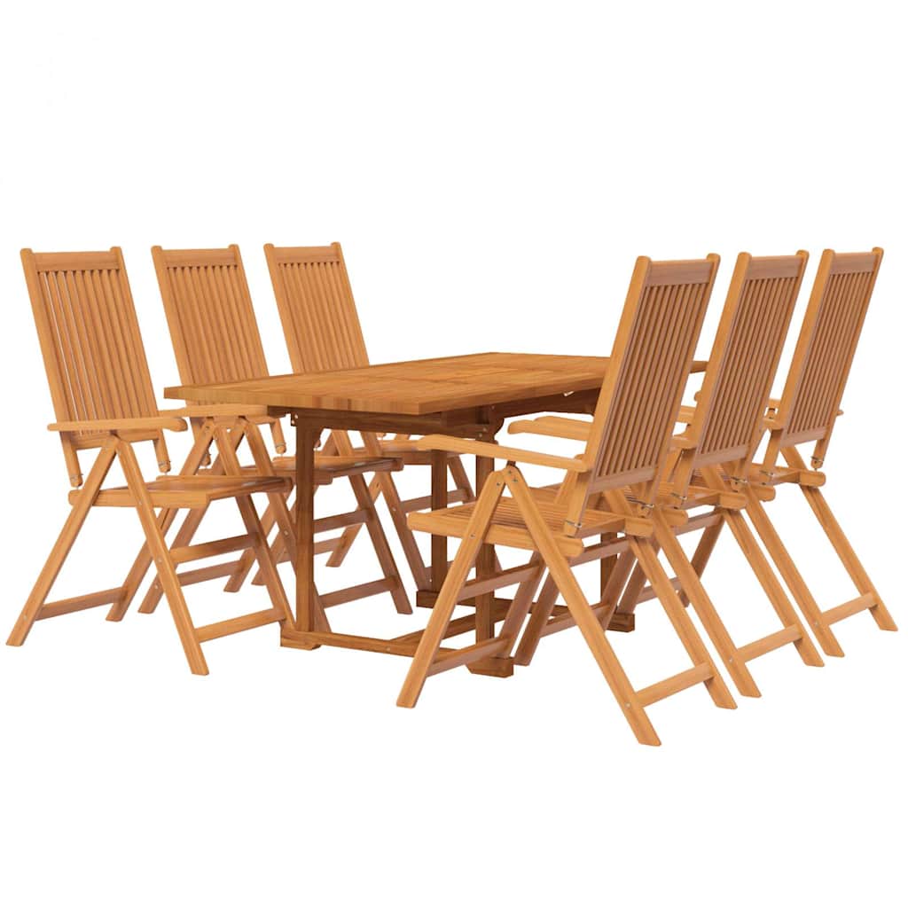 vidaXL 5-delige Tuinset massief acaciahout 120-170 cm