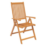 vidaXL 5-delige Tuinset massief acaciahout 120-170 cm