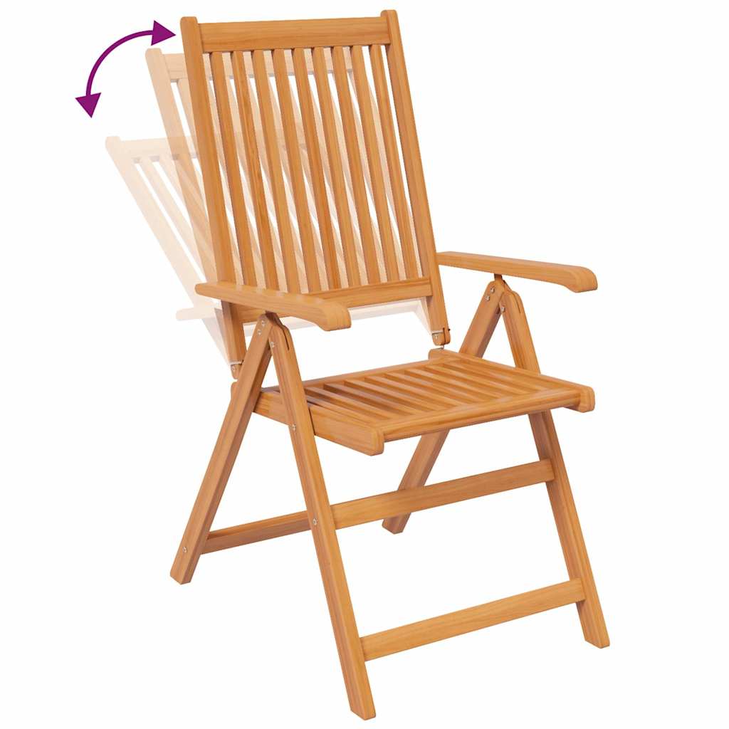 vidaXL 5-delige Tuinset massief acaciahout 120-170 cm