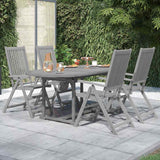 vidaXL 5-piece Garden Dining Set Solid Acacia Wood