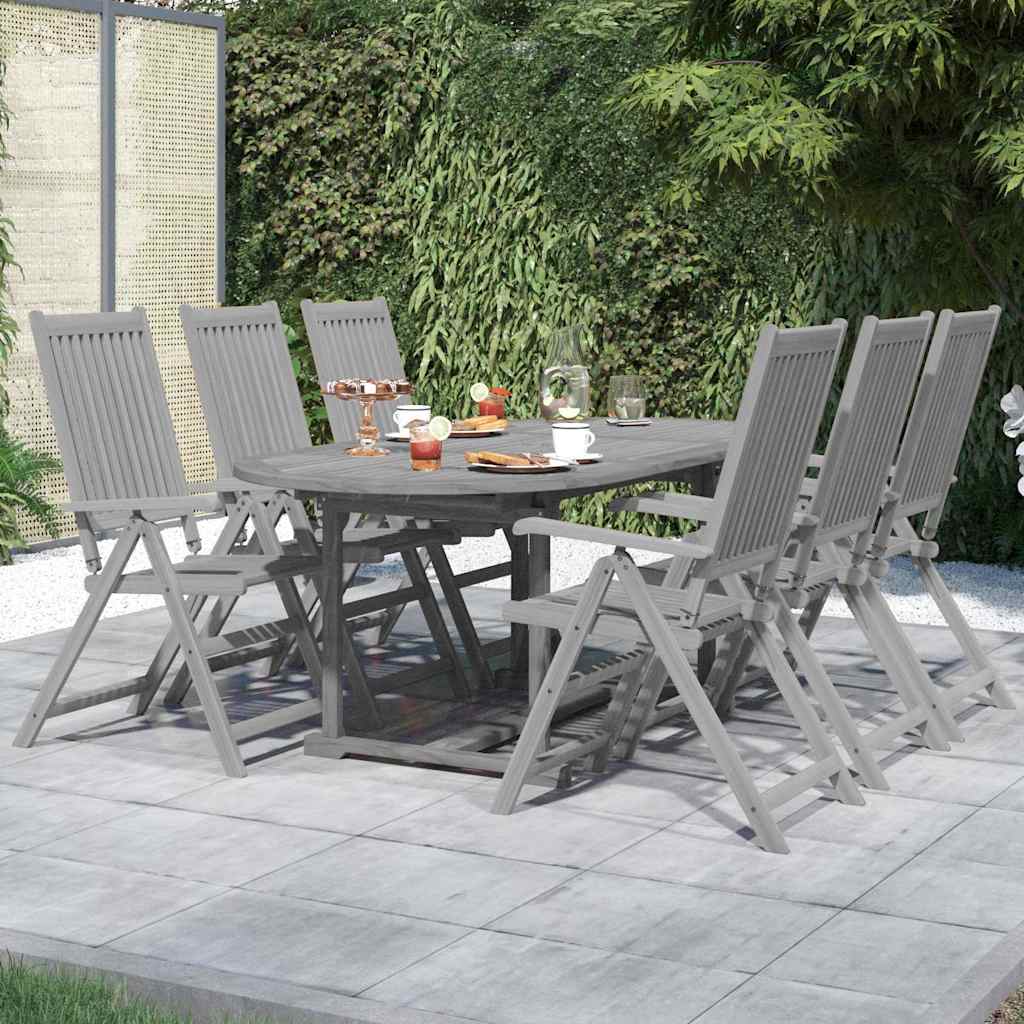 vidaXL 5-piece Garden Dining Set Solid Acacia Wood