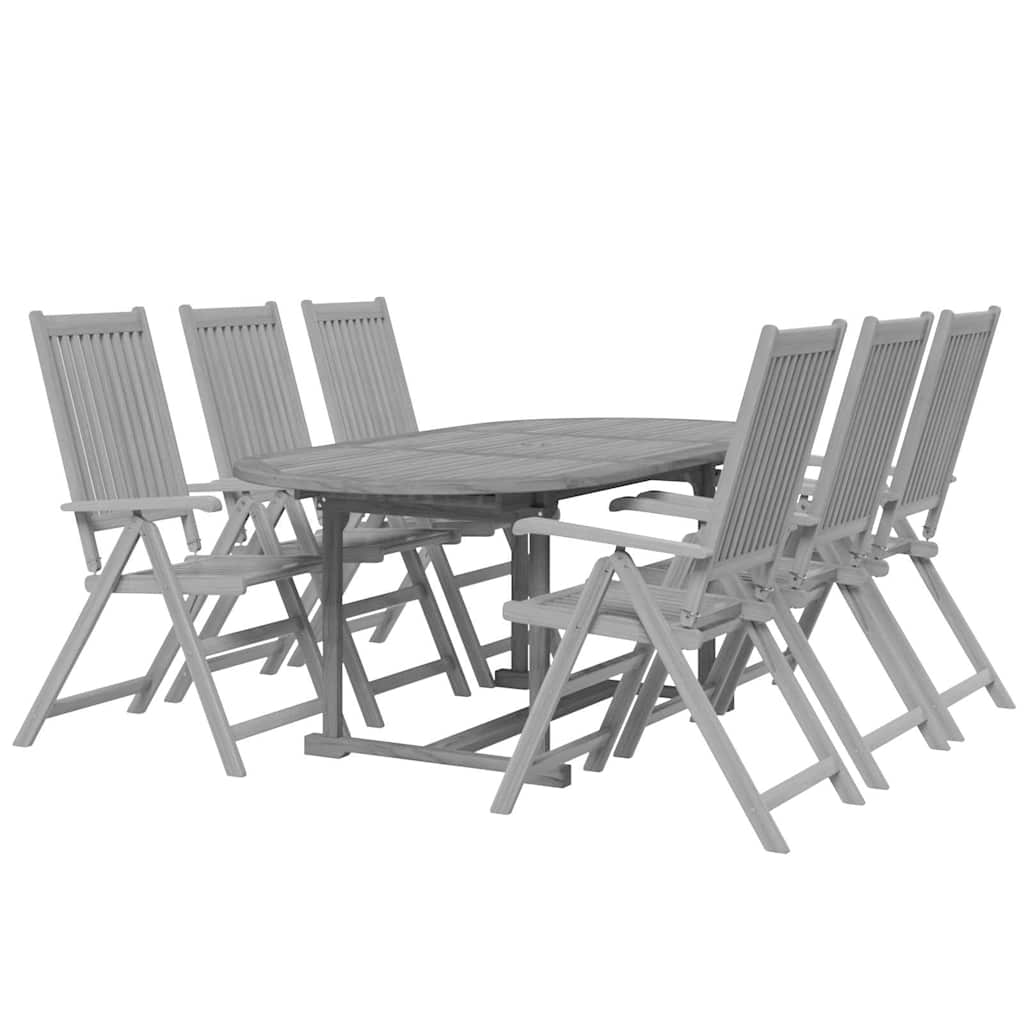 vidaXL 5-piece Garden Dining Set Solid Acacia Wood