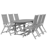 vidaXL 5-piece Garden Dining Set Solid Acacia Wood