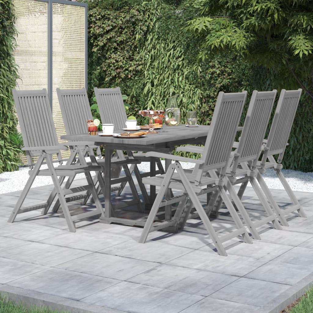 vidaXL 5-piece Garden Dining Set Solid Acacia Wood
