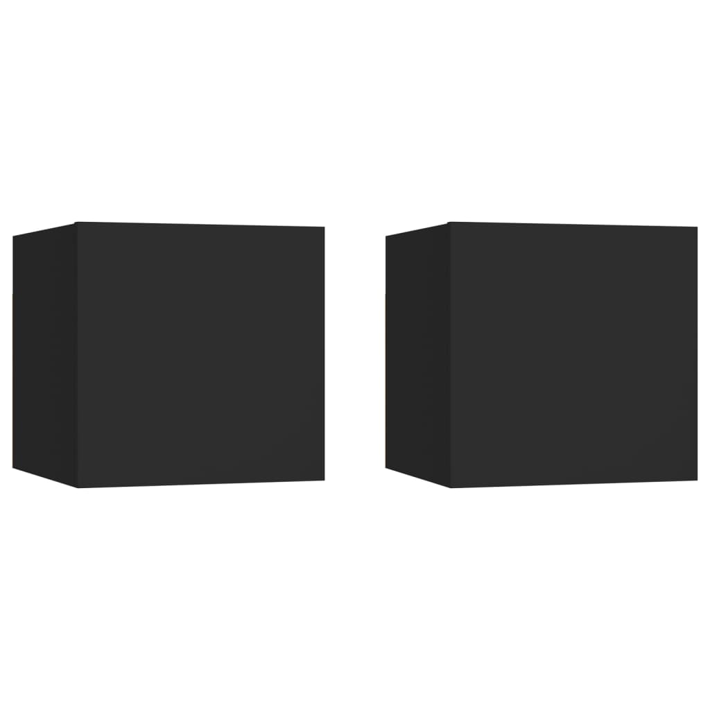 vidaXL Nachtkastje 30,5x30x30 cm bewerkt hout wit