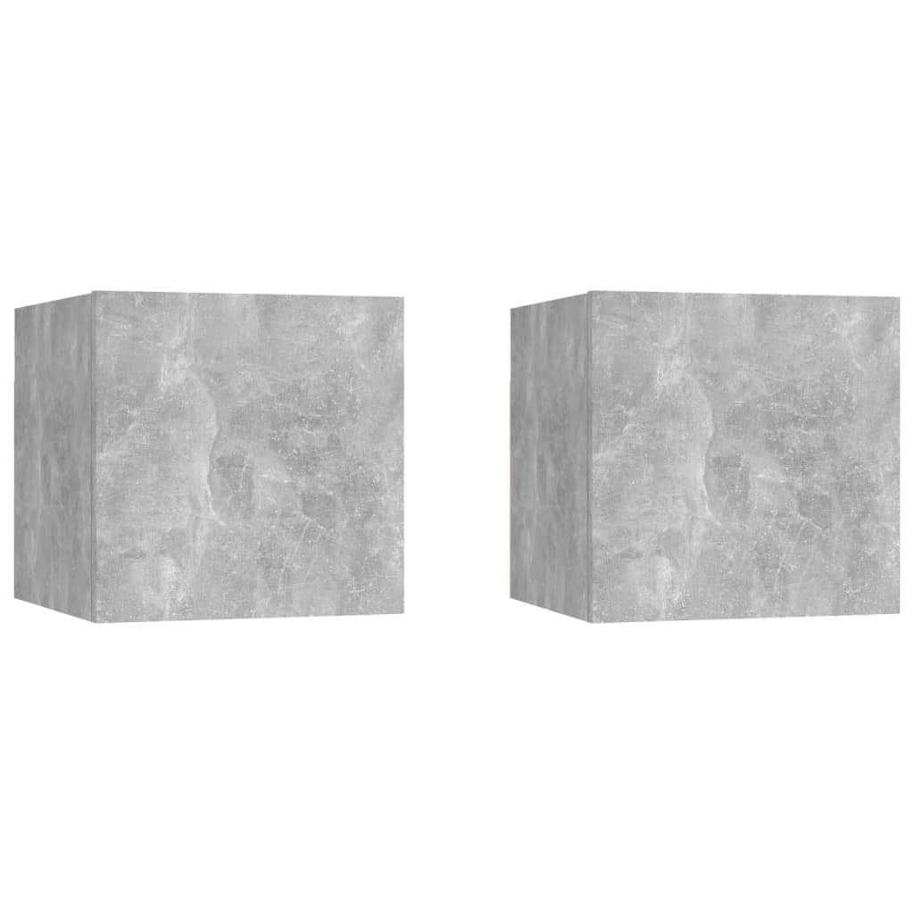 vidaXL Nachtkastje 30,5x30x30 cm bewerkt hout wit