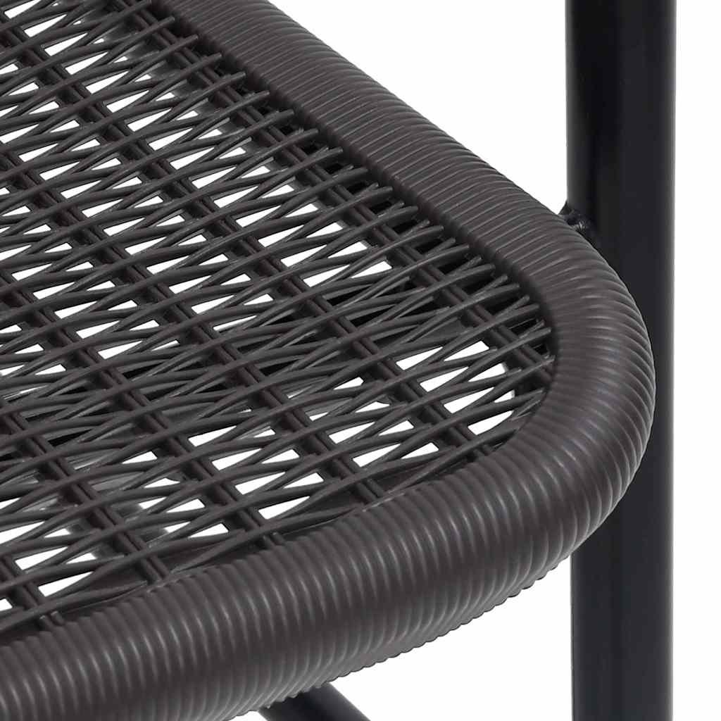 vidaXL 3-delige Tuinset zwart