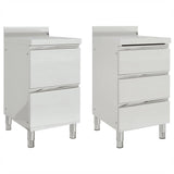 vidaXL Commercial Kitchen Cabinet with 2 Drawers 50x60x96 cm