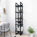 vidaXL Bookcase with 5 Shelves 40x30x175 cm Engineered Wood White