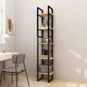 vidaXL Boekenkast met 5 schappen 40x30x175 cm massief grenenhout