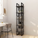 vidaXL Boekenkast met 5 schappen 40x30x175 cm massief grenenhout