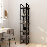 vidaXL Boekenkast met 5 schappen 40x30x175 cm massief grenenhout