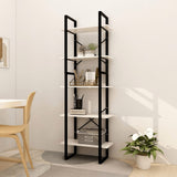 vidaXL Boekenkast met 5 schappen 40x30x175 cm massief grenenhout