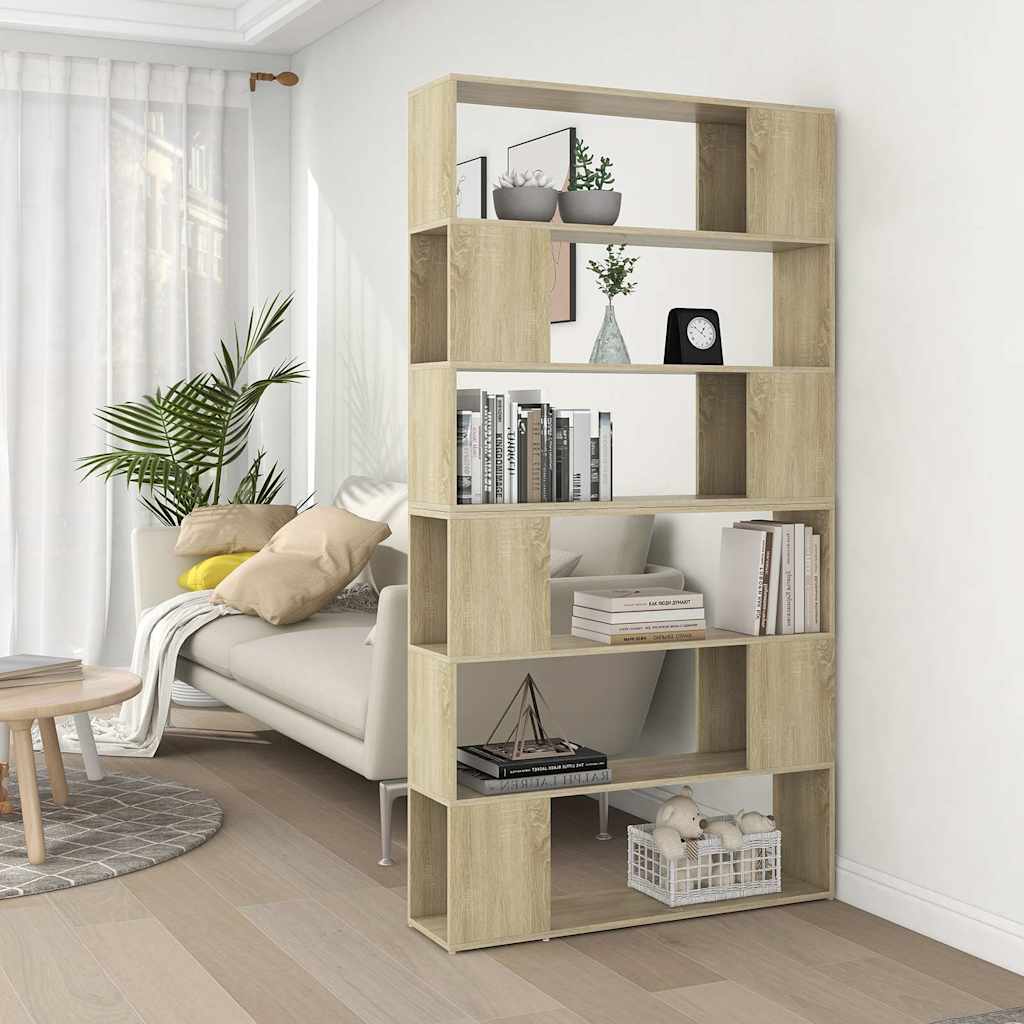vidaXL Boekenkast/kamerscherm 100x24x188 cm wit