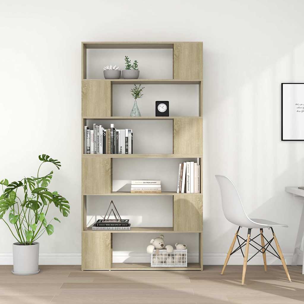 vidaXL Boekenkast/kamerscherm 100x24x188 cm wit