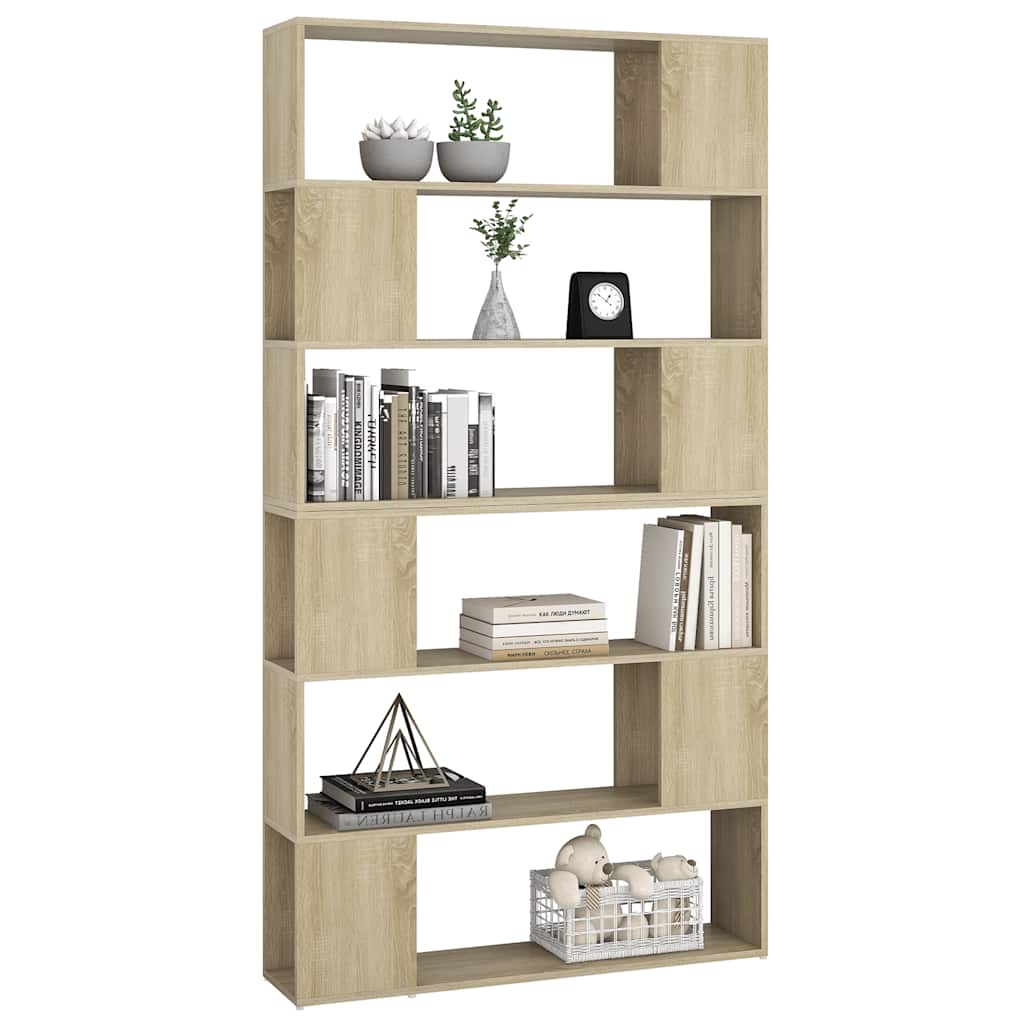 vidaXL Boekenkast/kamerscherm 100x24x188 cm wit