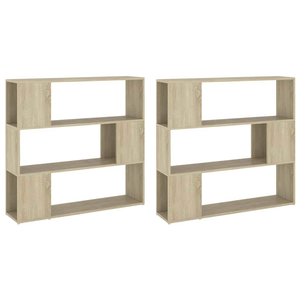 vidaXL Boekenkast/kamerscherm 100x24x188 cm wit