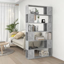vidaXL Boekenkast/kamerscherm 100x24x188 cm wit