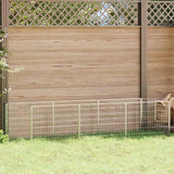 vidaXL Dog Kennel 100x100x70 cm Steel Black
