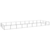 vidaXL Dog Kennel 4 m² Steel Black