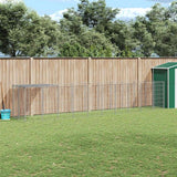vidaXL Hondenkennel 110x110x110 cm staal zwart