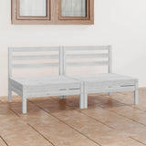 vidaXL 2-seater Garden Bench Solid Pinewood