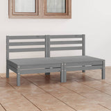vidaXL 2-seater Garden Bench Solid Pinewood