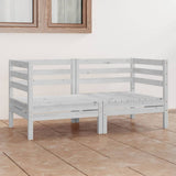 vidaXL 2-seater Garden Bench Solid Pinewood